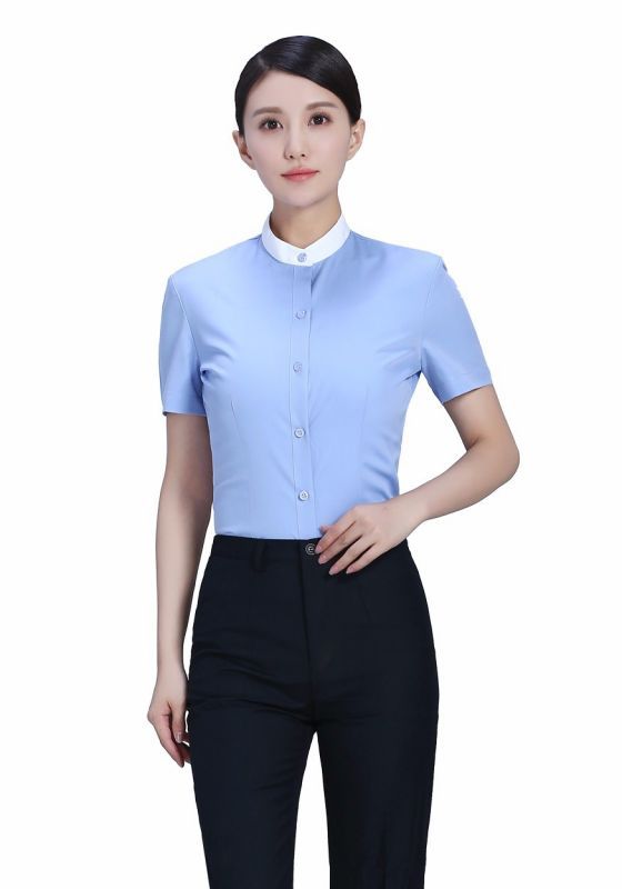 衬衫湖(hú)蓝女 衬衫湖(hú)蓝女