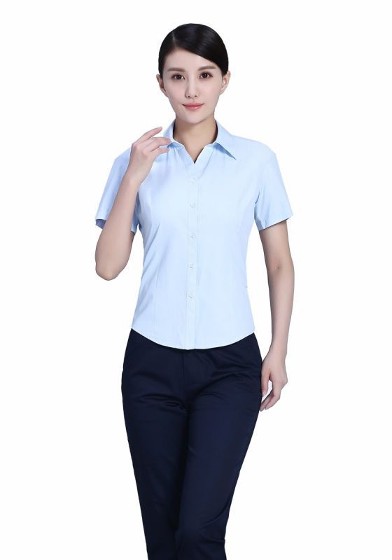 衬衫浅蓝女 衬衫浅蓝女