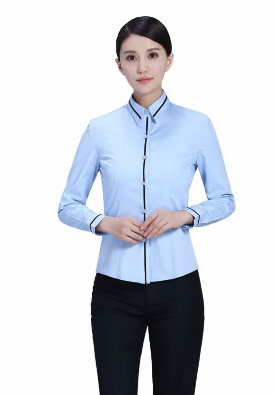 衬衫湖(hú)蓝女 衬衫湖(hú)蓝女