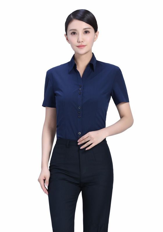 衬衫藏蓝女 衬衫藏蓝女