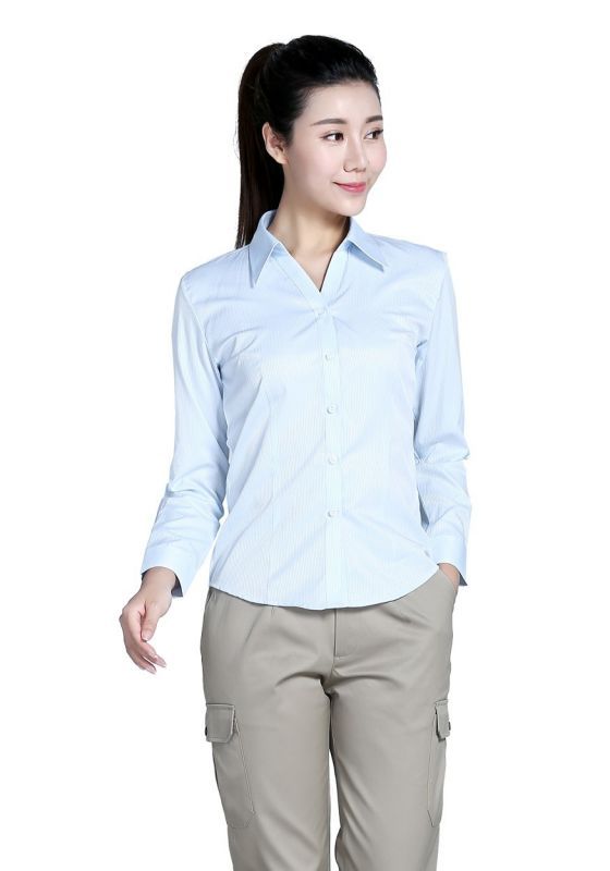 衬衫浅蓝女 衬衫浅蓝女