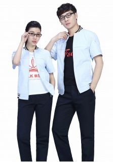 浅灰上衣+藏蓝裤 浅灰上衣+藏蓝裤